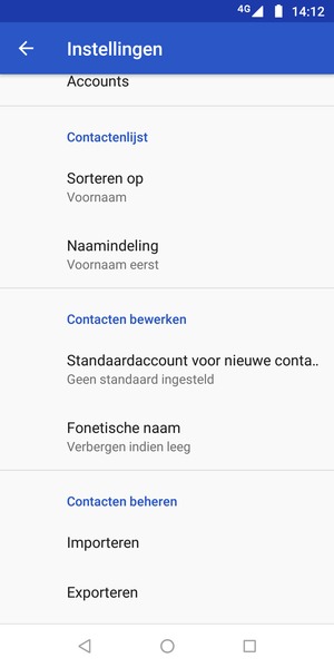 Selecteer Importeren