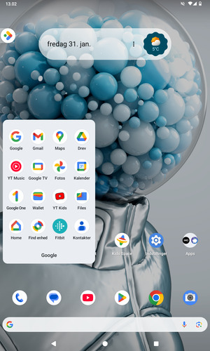 Vælg Gmail