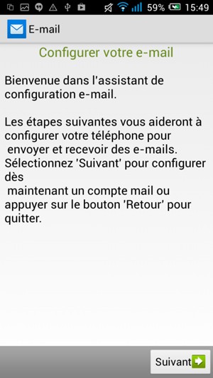Sélectionnez Suivant