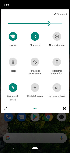 Disattiva Wi-Fi e Bluetooth