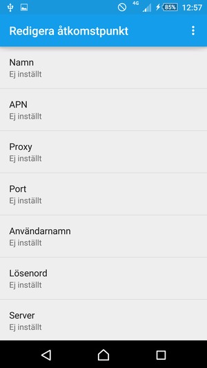 Ange internetinformation