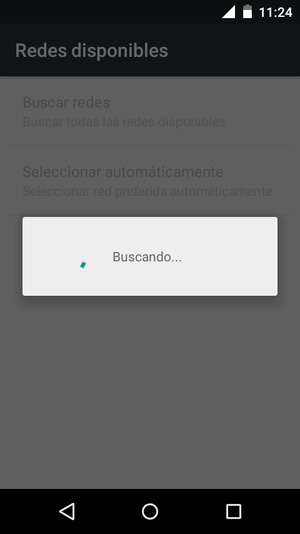 Espere a que la búsqueda termine