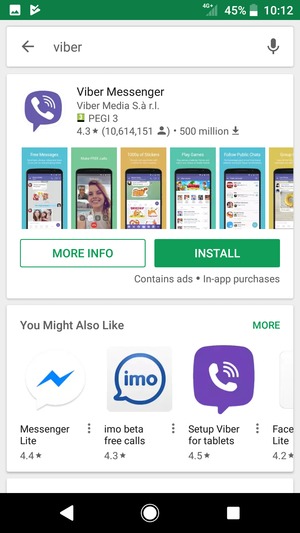 Select the app