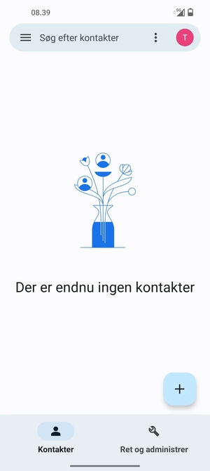 Vælg Ret og administrer