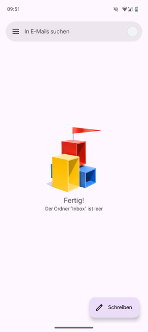 Ihr Gmail Konto ist einsatzbereit