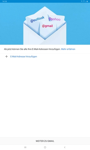Wählen Sie E-Mail-Adresse hinzufügen