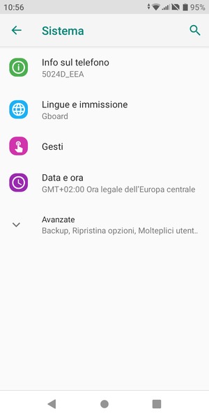 Seleziona Avanzate