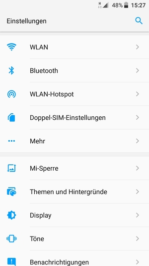 Wählen Sie Doppel-SIM-Einstellungen