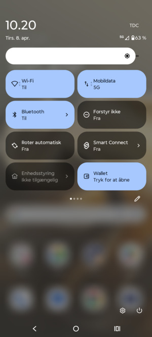 Slå Wi-Fi  fra
