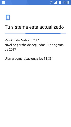 Espere a que la búsqueda termine