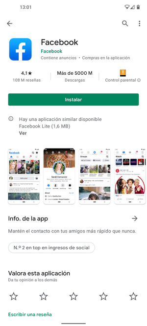 Seleccione Instalar