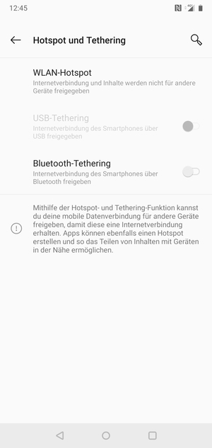 Wählen Sie WLAN-Hotspot