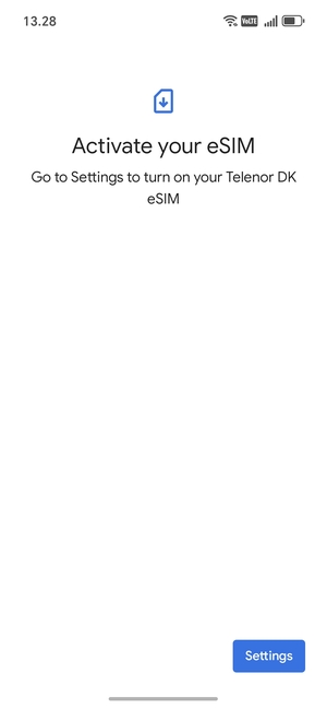 Select Settings