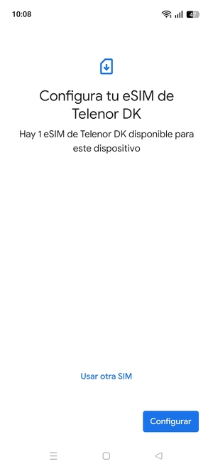 Seleccione Configurar