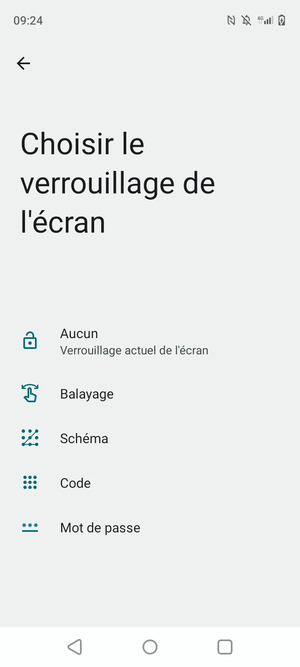 Sélectionnez Schéma