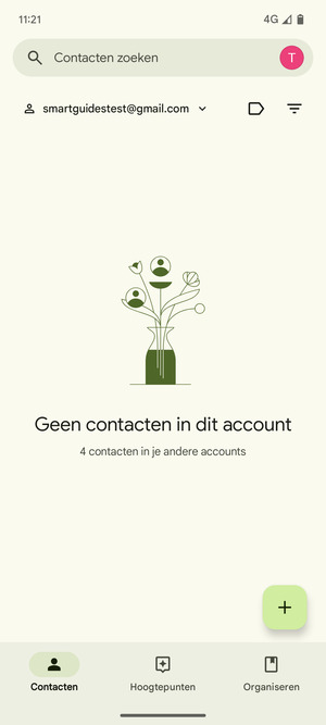 Selecteer Organiseren