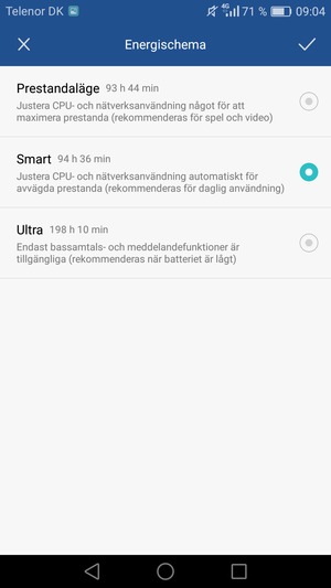 Välj Smart
