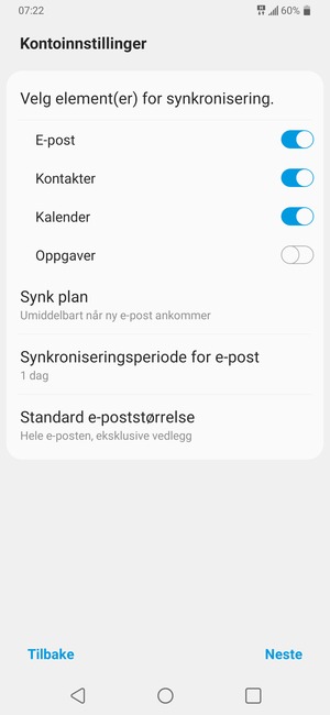 Velg Neste