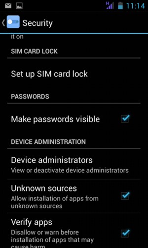 To change the PIN for the SIM card, return to the Security menu and select Set up SIM card lock