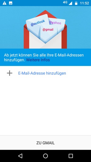 Wählen Sie E-Mail-Adresse hinzufügen