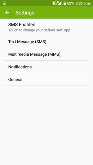 Select Text Message (SMS)