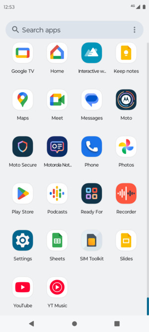 Scroll to and select Settings