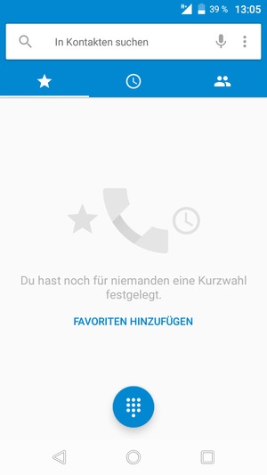 Wählen Sie Tastenfeld