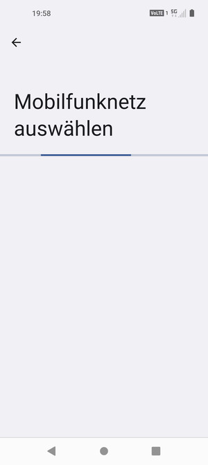 Warten Sie, bis die Suche abgeschlossen ist