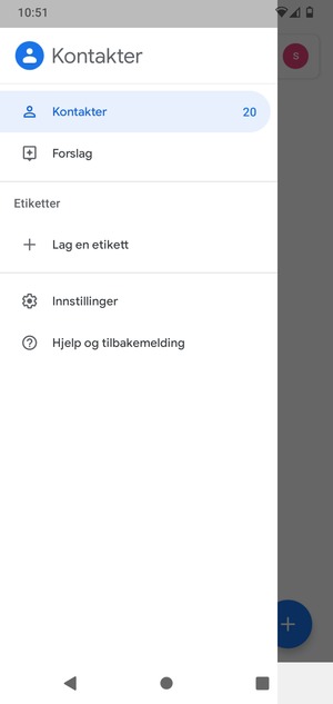 Velg Innstillinger