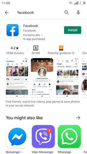 Select the app