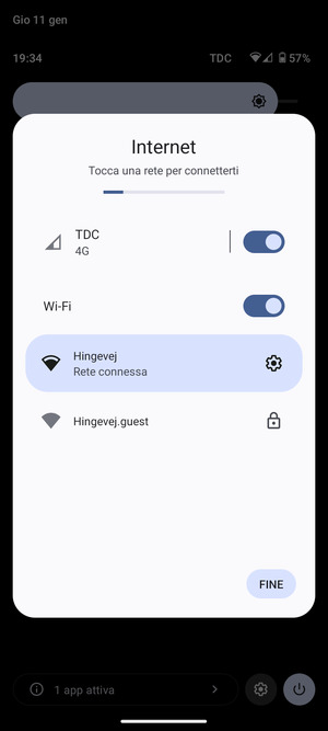 Disattiva Wi-Fi