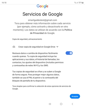 Seleccione Aceptar