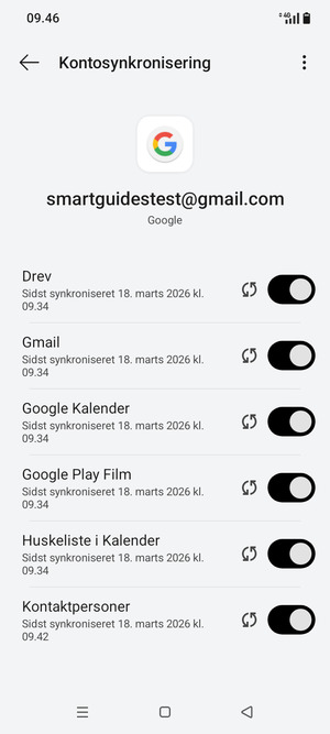 Vælg Menu-knappen