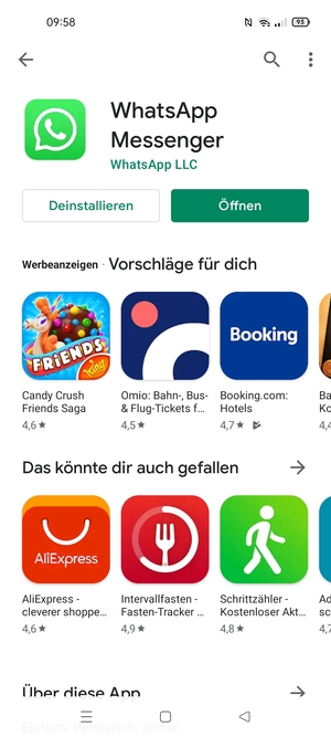 Wählen Sie Öffnen