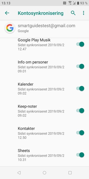 Vælg Menu-knappen
