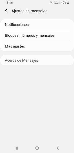 Seleccione Más ajustes