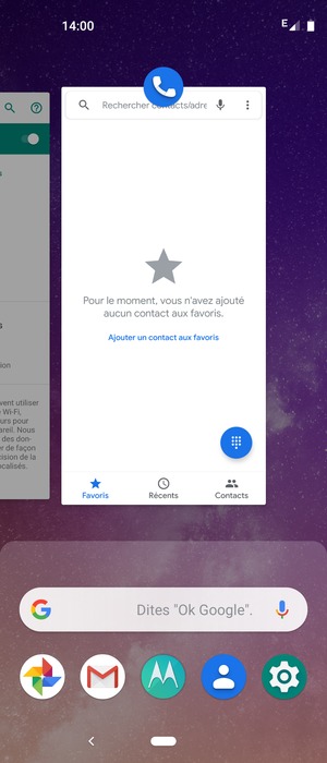 Faites glisser les applis vers le haut pour les fermer. Ceci économisera la batterie.