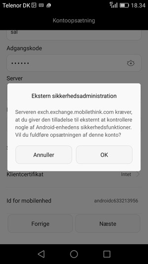Vælg OK
