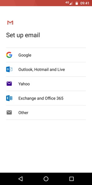 Select Outlook, Hotmail and Live