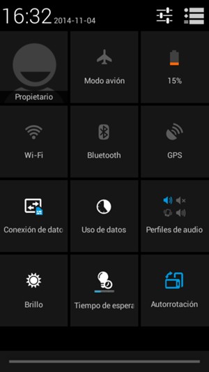 Seleccione Perfiles de audio