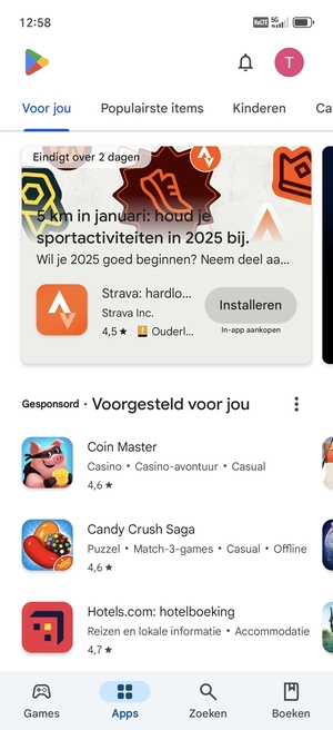 Selecteer Zoeken
