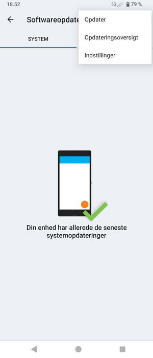 Vælg Opdater