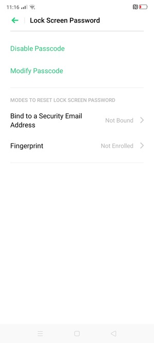 Your phone is now secure with a screen lock