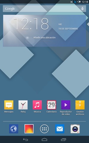 Seleccione Aplicaciones
