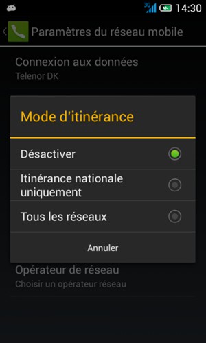 Sélectionnez votre option préférée