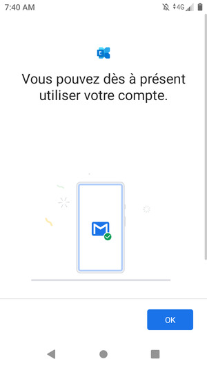 Sélectionnez OK