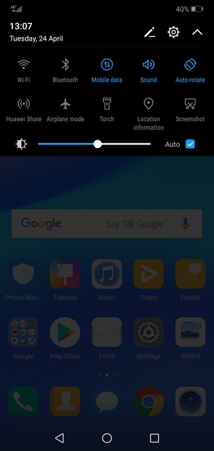 Select the Settings button