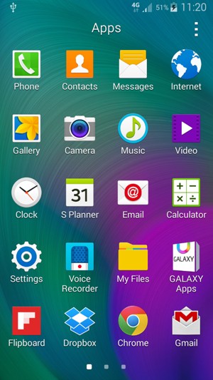 Scroll to and select Settings