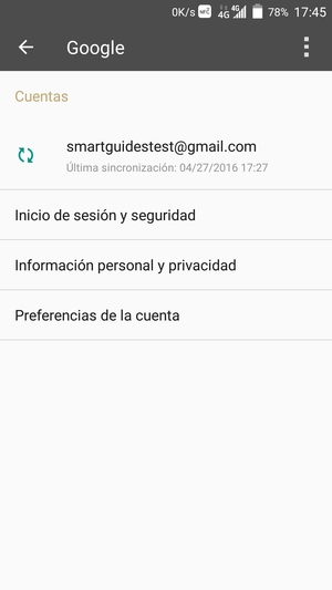 Seleccione su cuenta