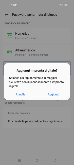 Seleziona la tua opzione preferita
